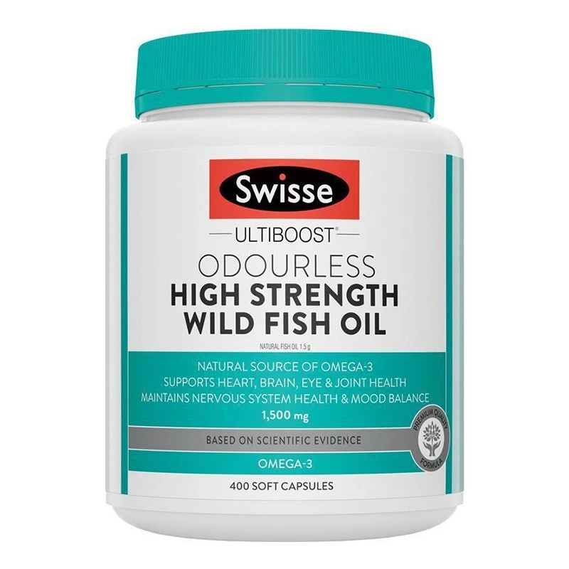 Swisse成人无腥味深海鱼油胶囊...